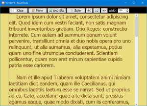 Read Mode - náhled
