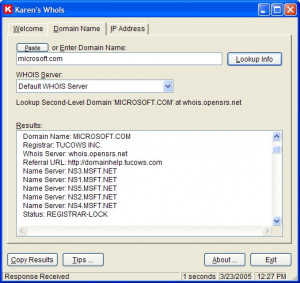 Karen's WhoIs - náhled