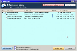 MiTec Mail Checker - náhled