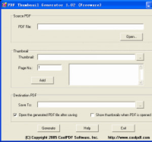 PDF Thumbnail Generator - náhled