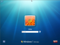 Windows 7 Beta 1 - přihlášení