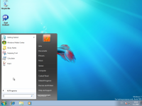 Windows 7 Beta 1 - menu