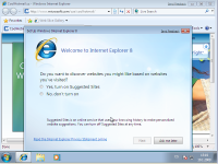 Windows 7 Beta 1 - MSIE 8