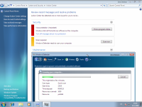 Windows 7 Beta 1 - Action Center, Windows Defender
