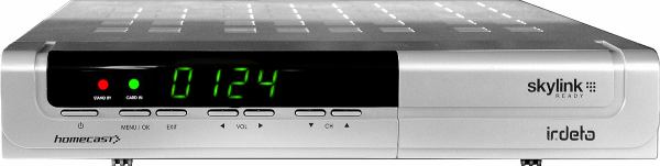 Homecast HS 3200CIIR přední panel