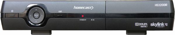 Homecast HS 3200IR přední panel