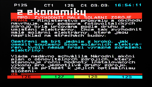 EVOLVE DT- 3010HD teletext