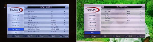 Mascom MC 2200 HDCI USB menu 3