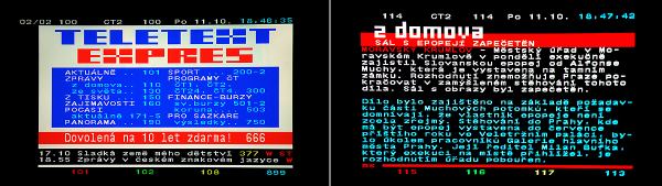 Optibox Zebra teletext