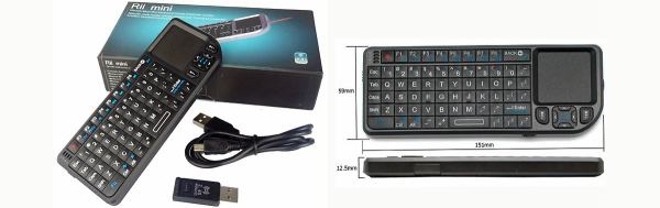 HD-BOX FS-7110 HD PVR klávesnice