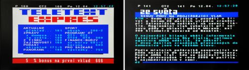 Vantage VT-1 teletext