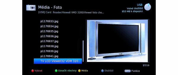 Humax IRHD-5100S menu foto
