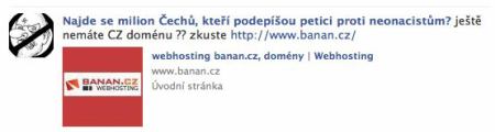 Facebook a Banán spam