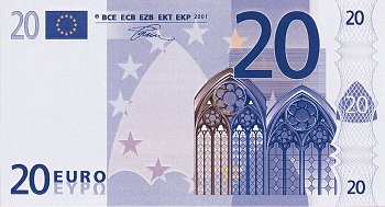 Eurobankovka 20