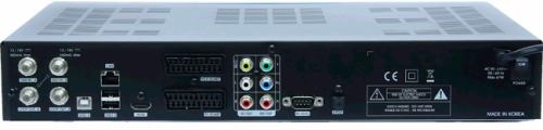 Homecast HS8500 CIPVR - zadní panel
