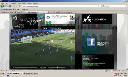 MS fotbal 2010 - web EBU úvodní strana