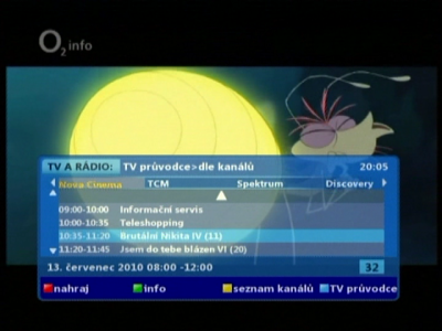 O2TV - TV průvodce