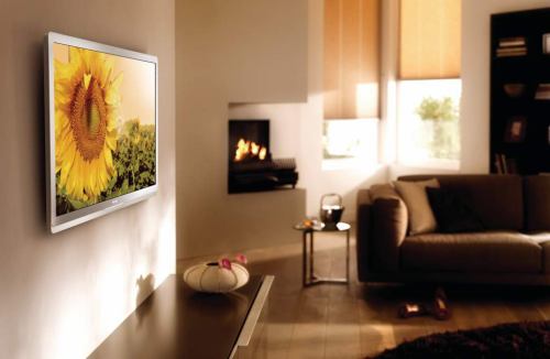 Philips Econova 42PFL6805H na stěně