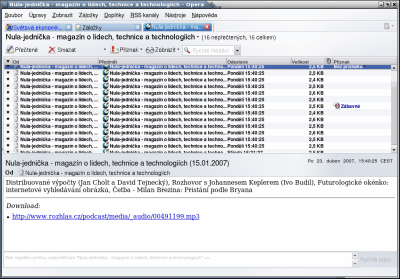 RSS screenshot RSS screenshot