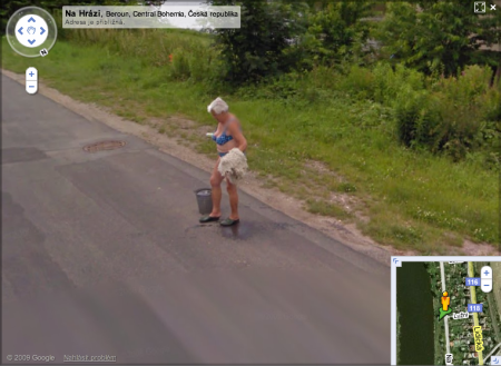 Google Street View Vypráno 