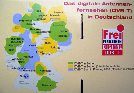 TechniSat Digit mapa