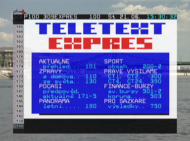 Interstar 8300 CI teletext