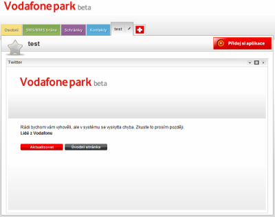 Vodafone Park - chyba