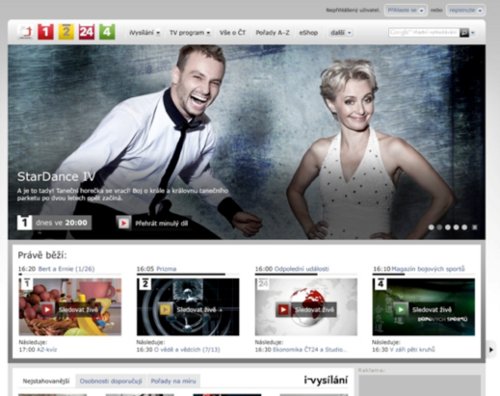 ČT - homepage webu od 1.1.2011