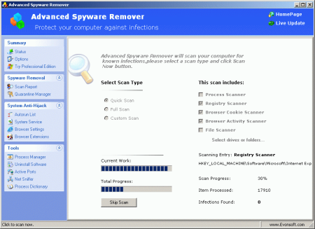 Advanced Spyware Remover