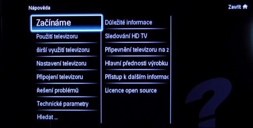 Philips Econova 42PFL6805H elektronická přiručka