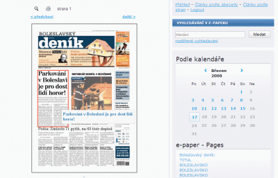 E-paper - Deník