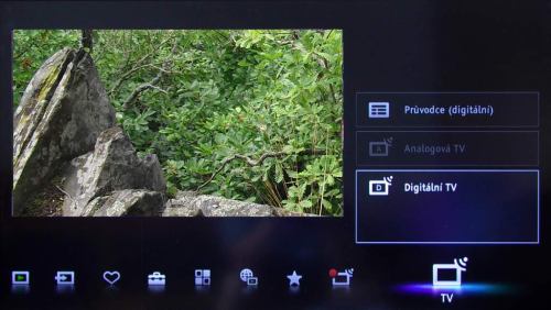 Sony KDL-46NX720 menu nové