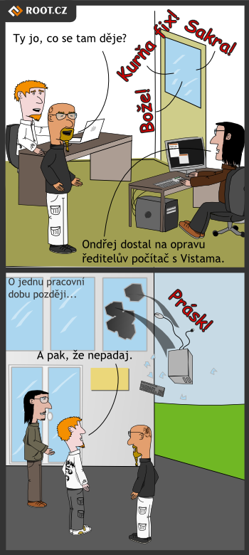 Nepadavý operační systém - komiks