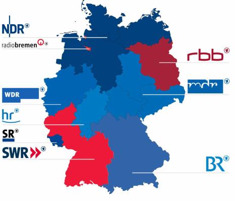 Německo - regionální televize