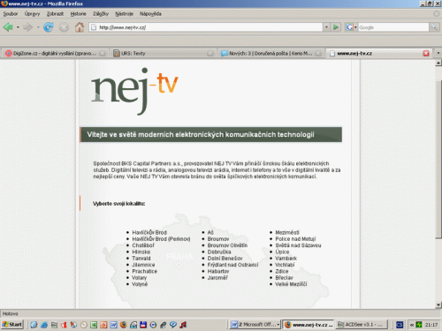 Nej televize web