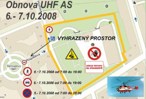 Operace Žižkov - zábory mapa